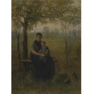 Jozef Israels - Dutch The Madonna Of Drenthe