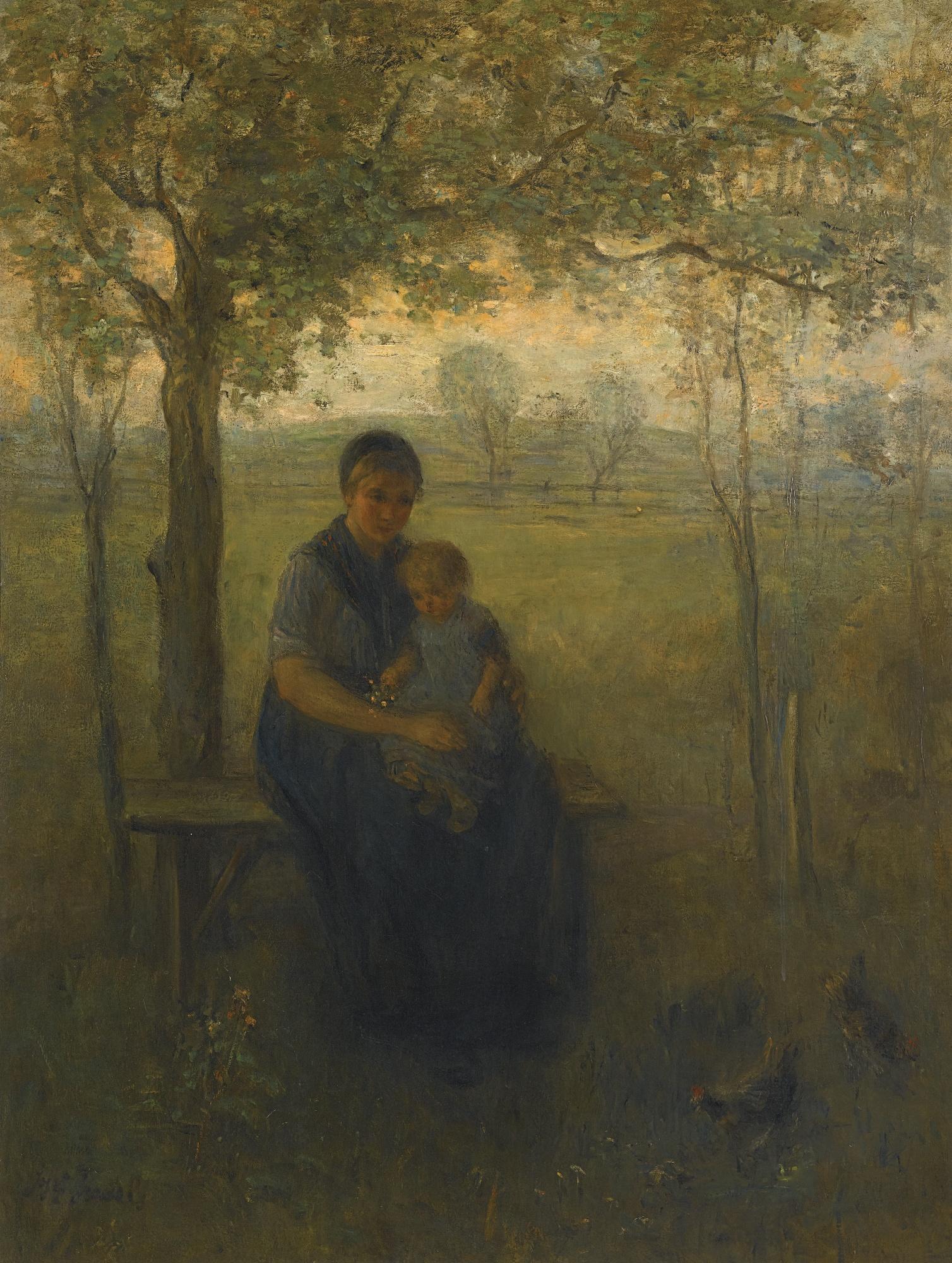 Jozef Israëls - Dutch The Madonna Of Drenthe