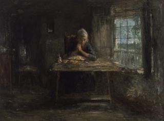 Jozef Israëls - Grace Before Meals