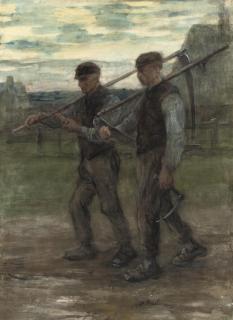 Jozef Israels - Harvesters setting out