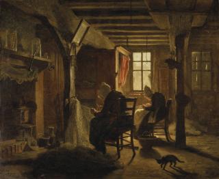 Jozef Israëls - Mending The Nets