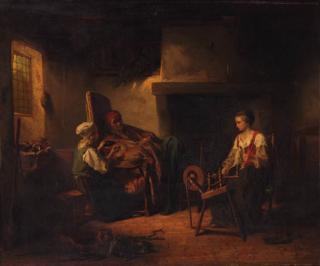 Jozef Israels - Moeders hulp