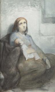 Jozef Israels - Mother and child