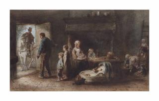 Jozef Israëls - The visitor