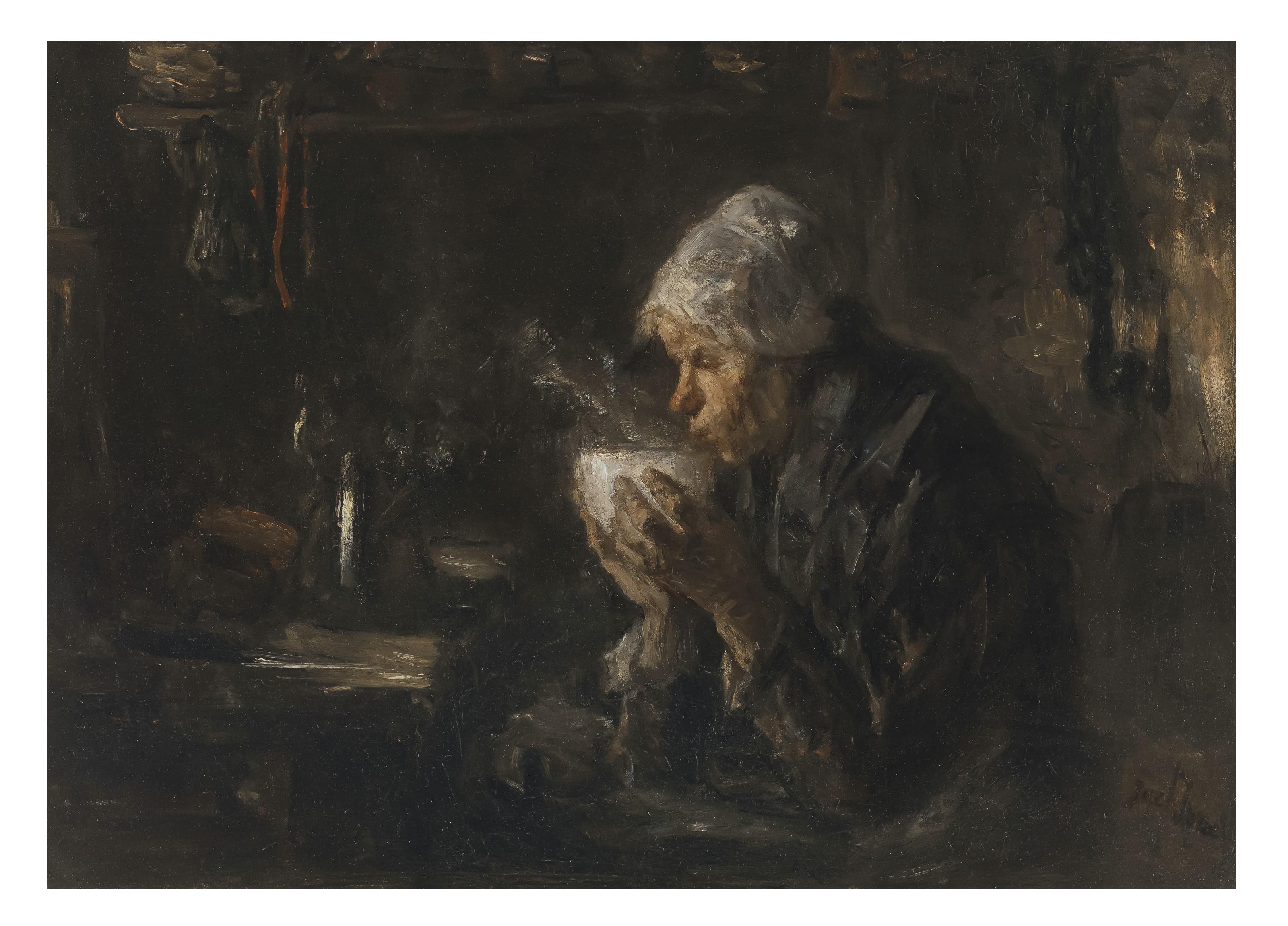 Jozef Israëls - Woman Drinking Coffee