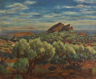 Józef Pankiewicz - Landscape In Provence