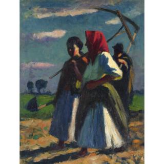 József Koszta - Retour Des Champs