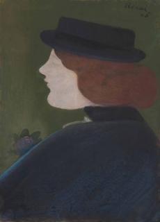 Jozsef Rippl-Rónai - Femme Au Corsaire