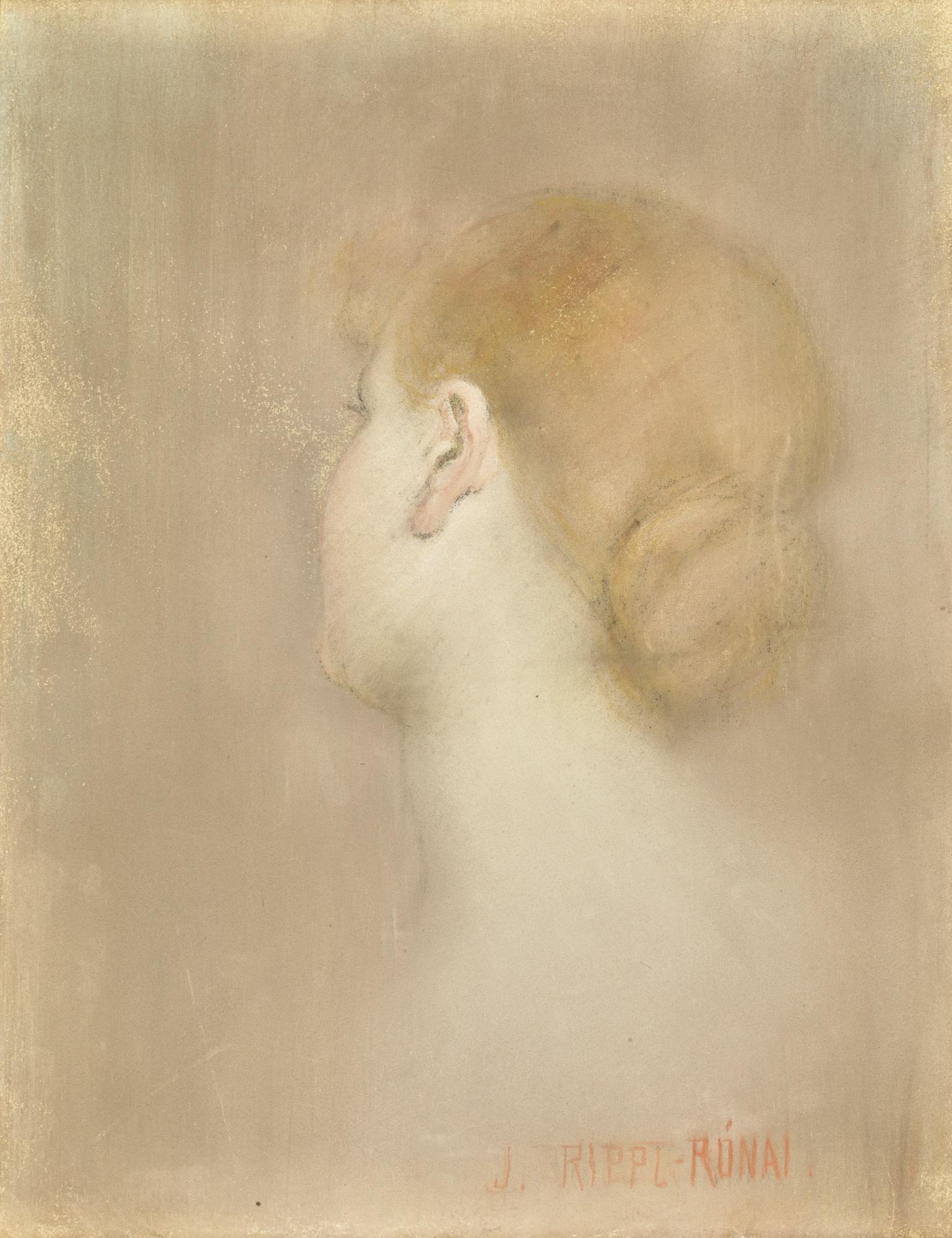 József Rippl-Rónai - Hungarian profil Perdu