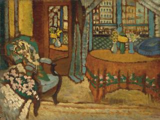 József Rippl-Rónai - Intérieur d\'un salon parisien (après-midi)
