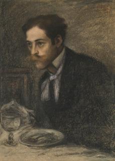 József Rippl-Rónai - James Pitcairn-Knowles at the Dinner Table (James Pitcairn-Knowles ebédlőasztalnál)