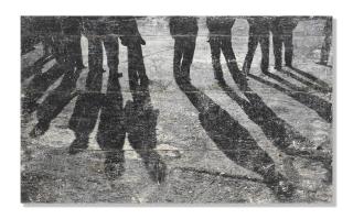 JR - North Korea, Pyongyang, Shadows, 2012, 2013