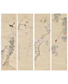 Ju Lian - Birds, Cicada and flowers
