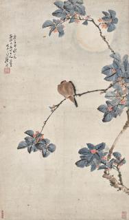Ju Lian - Osmanthus And Bird