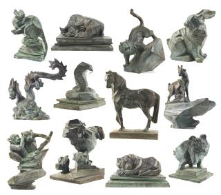 Ju Ming - A set of Twelve Zodiac Animals