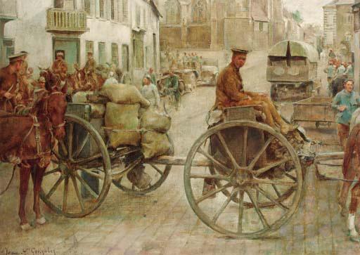 Juan-Antonio Gonzalez - A military procession