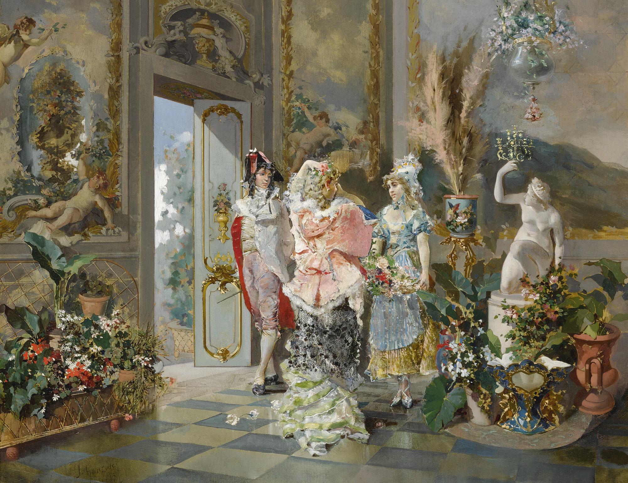 Juan-Antonio González - Spanish rococo Manners