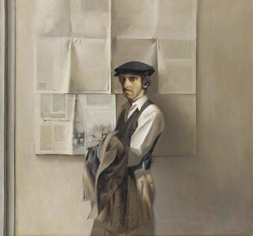 Juan Cardenas - Autorretrato con gorra