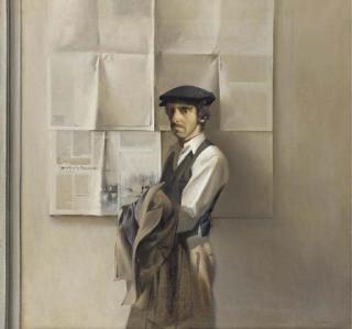 Juan Cardenas - Autorretrato con gorra