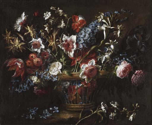 Juan De Arellano - Cesta con flores