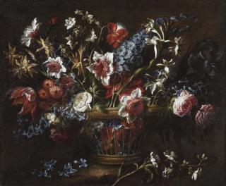 Juan De Arellano - Cesta con flores