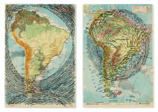 Juan Downey - Two Maps