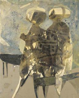 Juan Genoves - Deux personnages