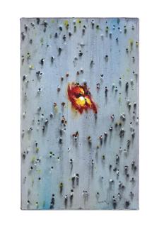 Juan Genovès - Incendiarios VII