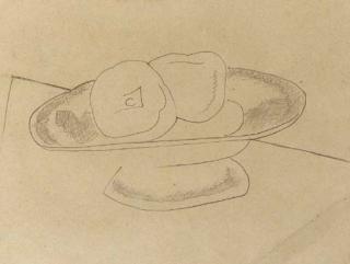 Juan Gris - Compotier aux deux pommes