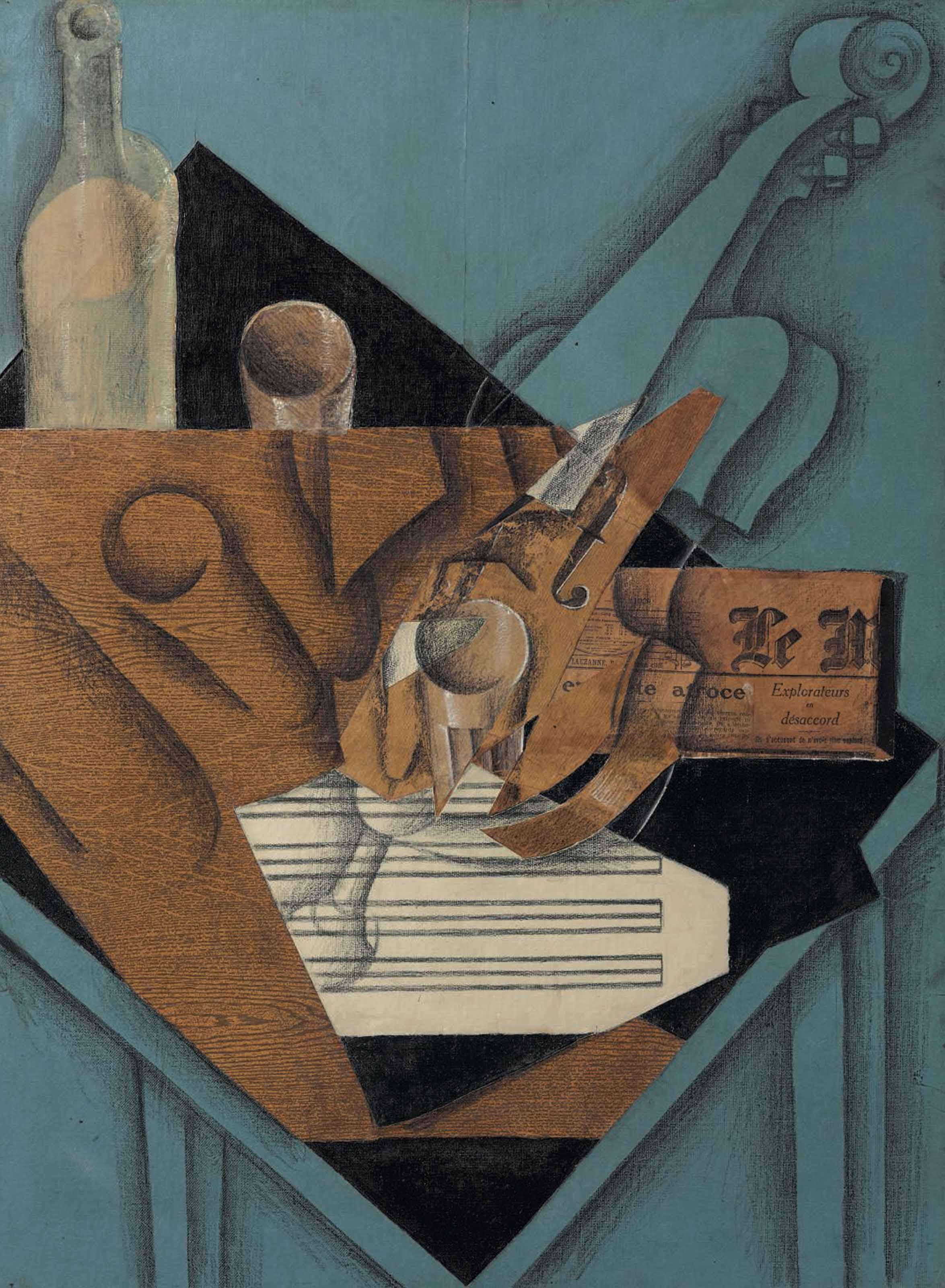 Juan Gris - La table de musicien