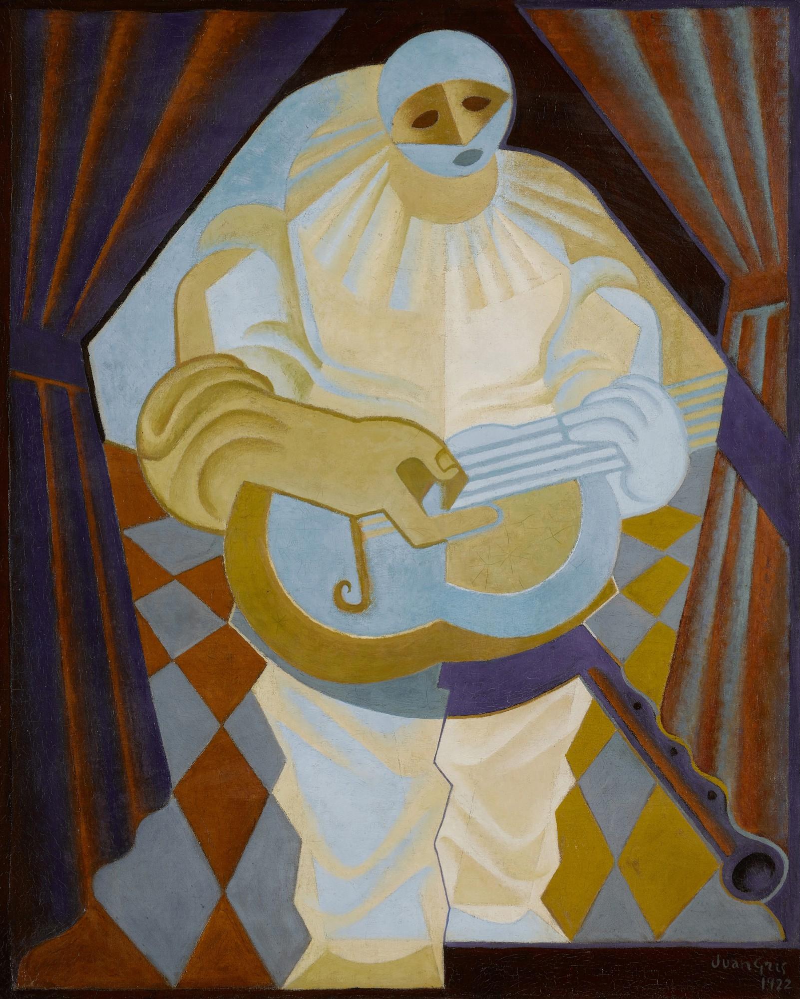 Juan Gris - Le pierrot à la guitare