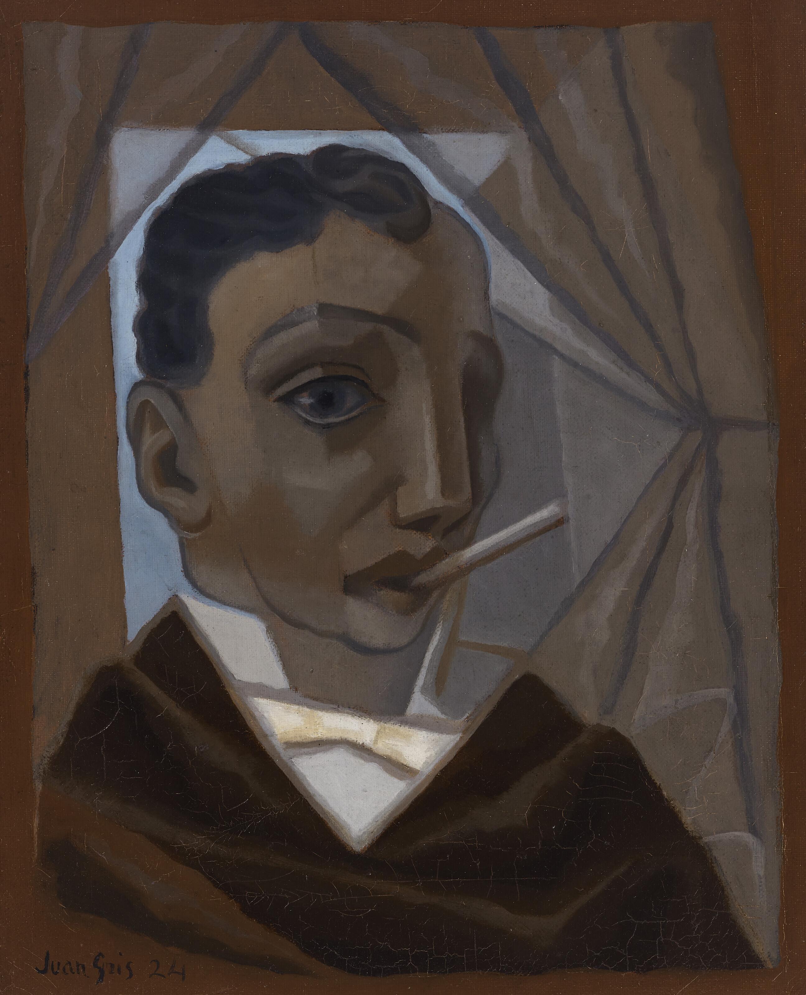 Juan Gris - L\'homme à la cigarette