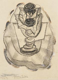 Juan Gris - Nature Morte Au Vase De Roses