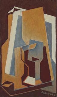 Juan Gris - Verre et bouteille