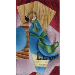 Juan Gris - Verre, Tasse, Et Journal