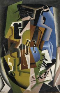 Juan Gris - Violon et journal