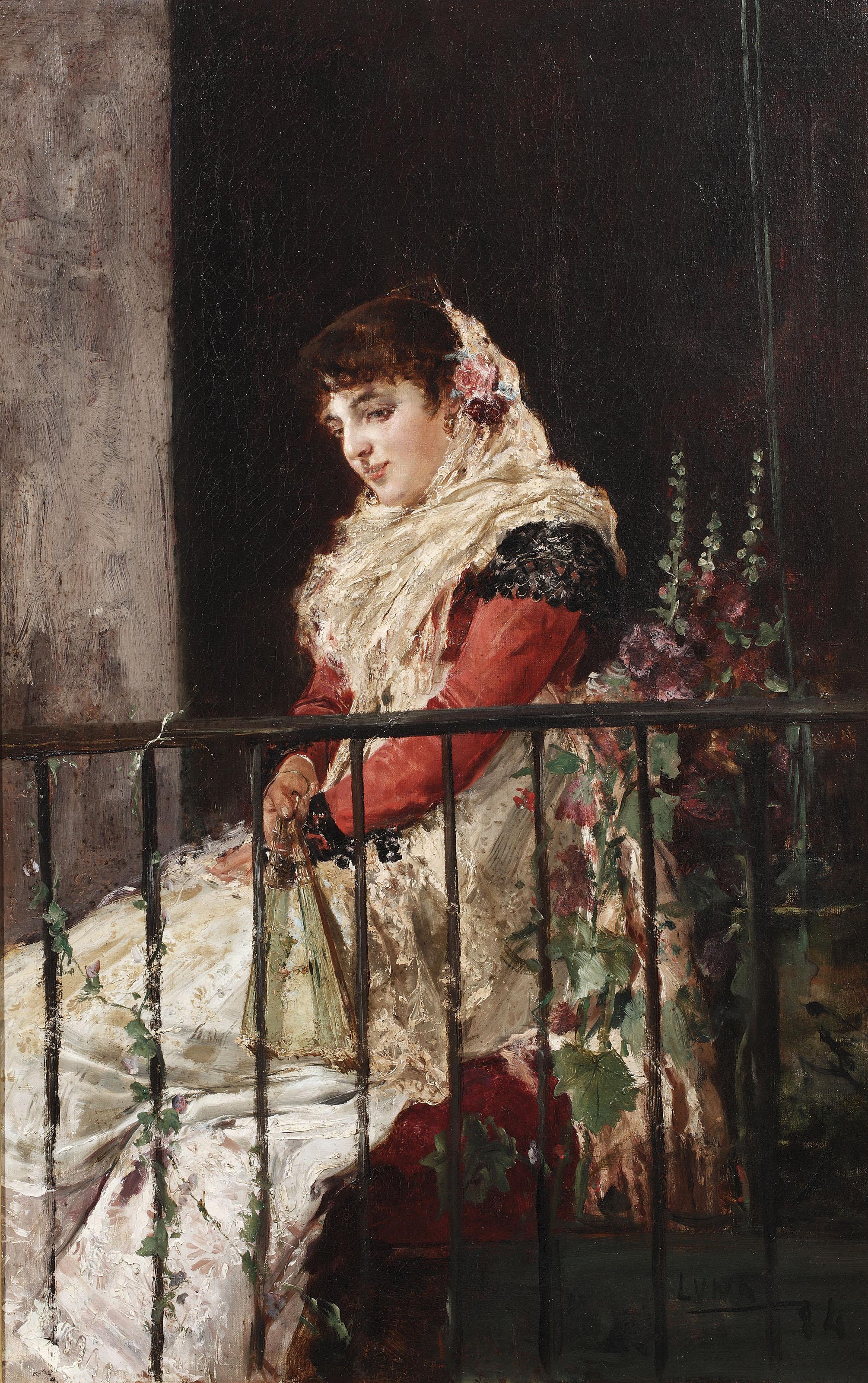 Juan Luna - La Española (En el Balcón) (The Spanish Lady on the Balcony)