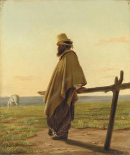 Juan Manuel Blanes - A Gaucho, At Dawn