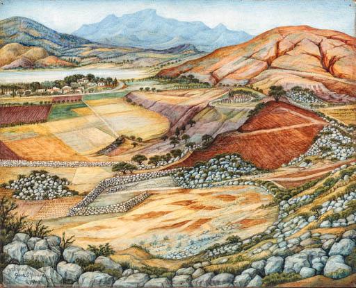 Juan O\'Gorman - Paisaje de Patzcuaro