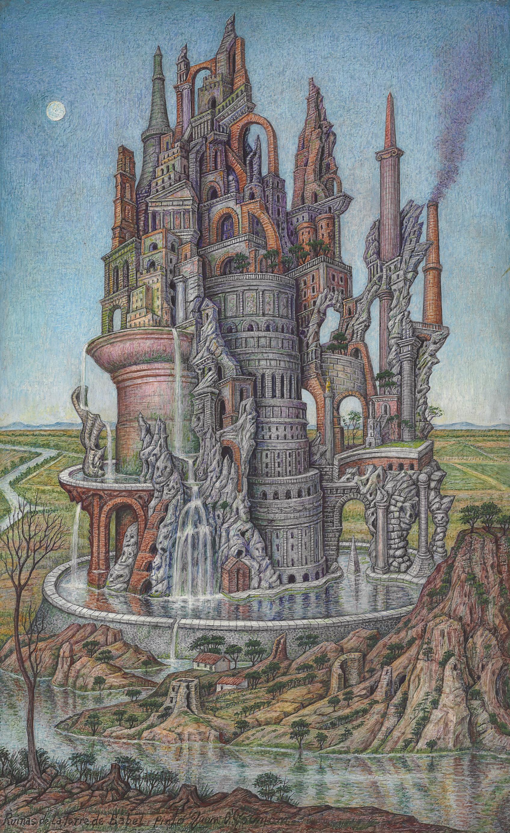 Juan O\'Gorman - Ruinas de la Torre de Babel