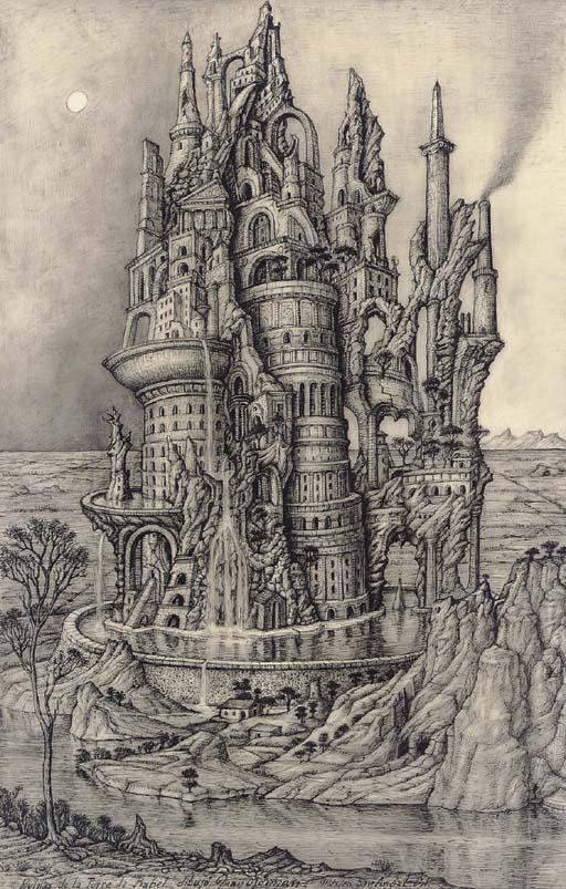 Juan O\'Gorman - Ruinas de La Torre de Babel