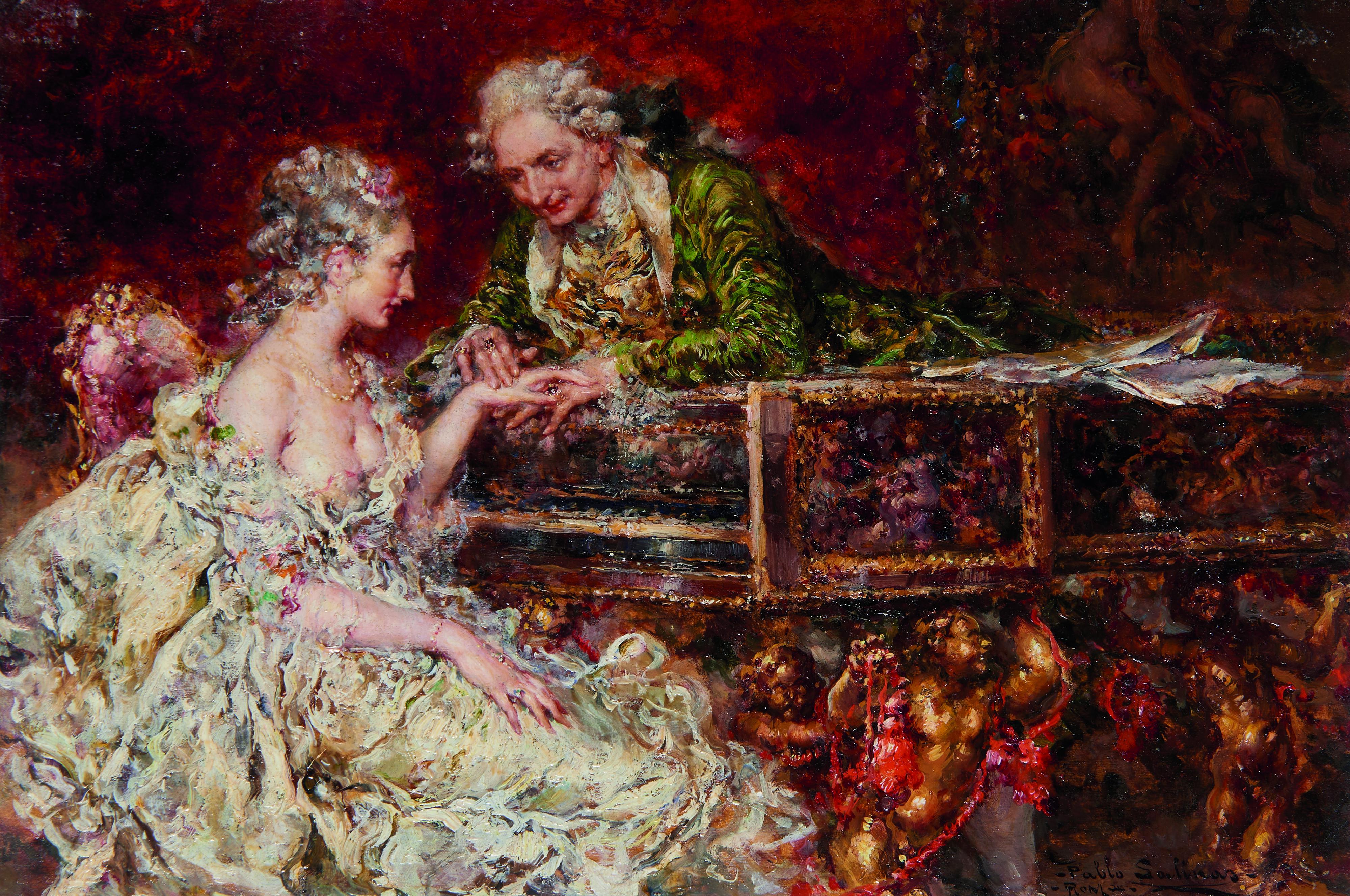 Juan Pablo Salinas y Teruel - Amanti al pianoforte