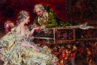 Juan Pablo Salinas y Teruel - Amanti al pianoforte