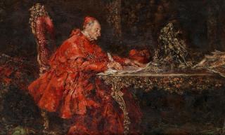 Juan Pablo Salinas - El cardenal escribiendo