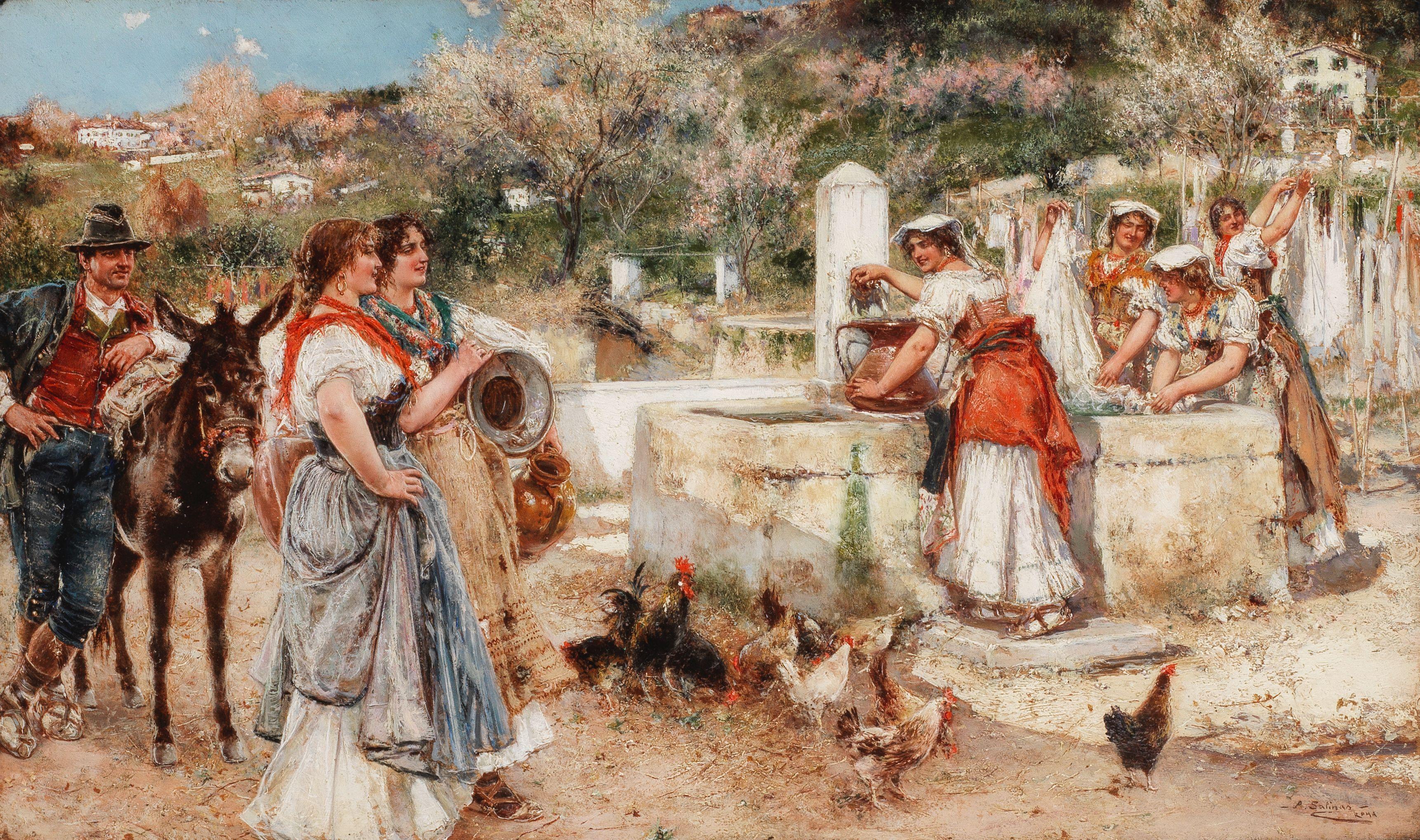 Juan Pablo Salinas - Fetching water