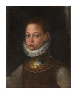 Juan Pantoja De La Cruz - Jeune homme en armure