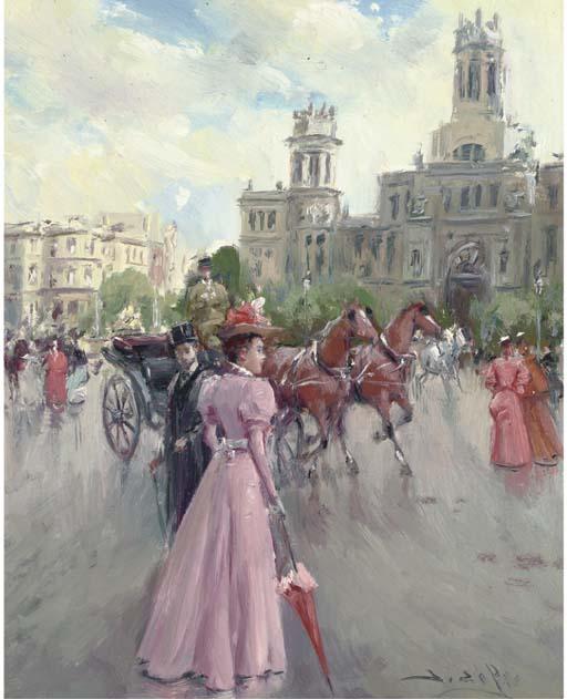 Juan Soler - A stroll in the afternoon Madrid; and The elegant pedestrian, Madrid