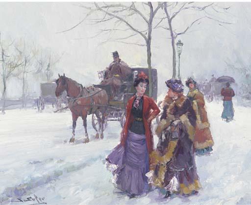 Juan Soler - A walk in the snow