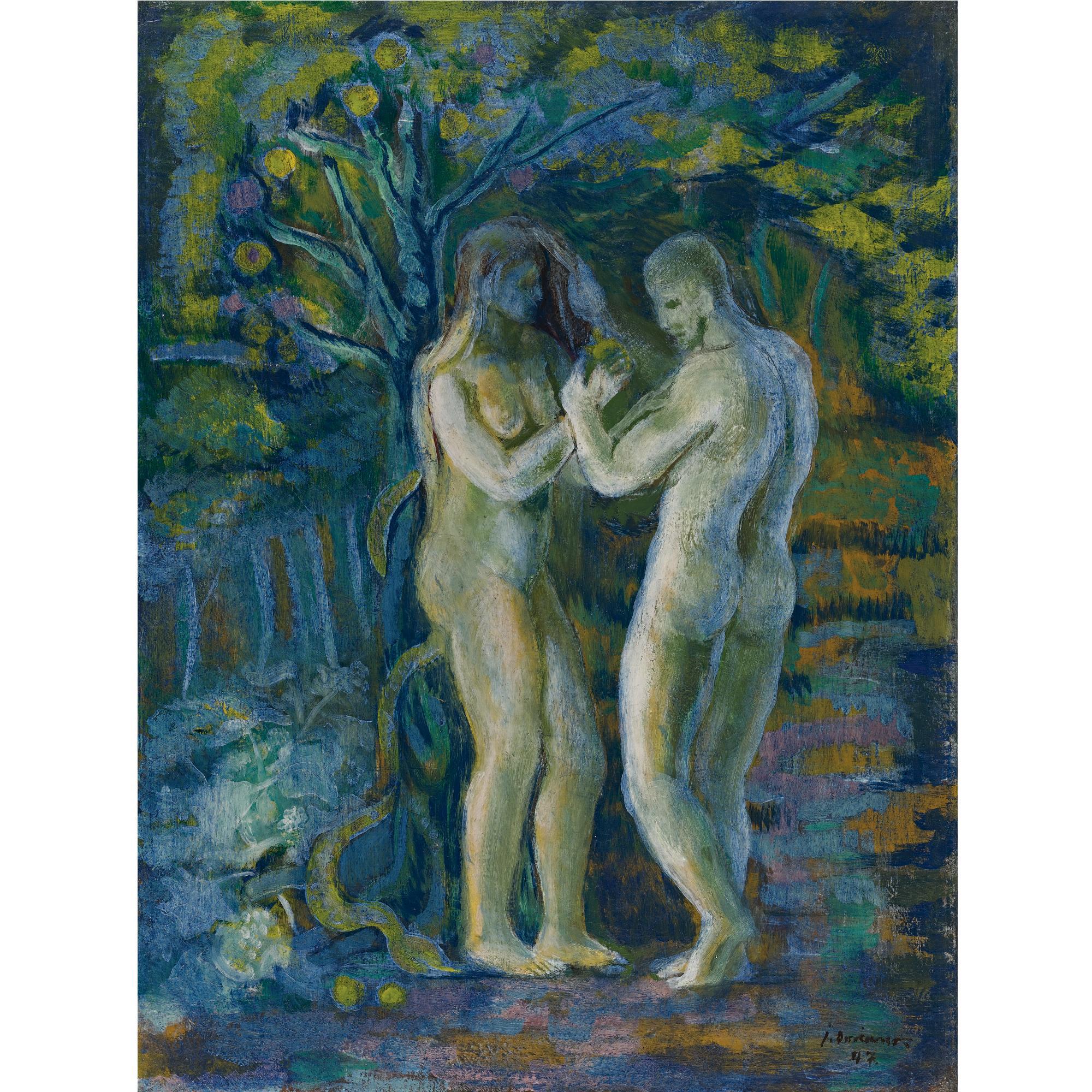 Juan Soriano - Adam And Eve