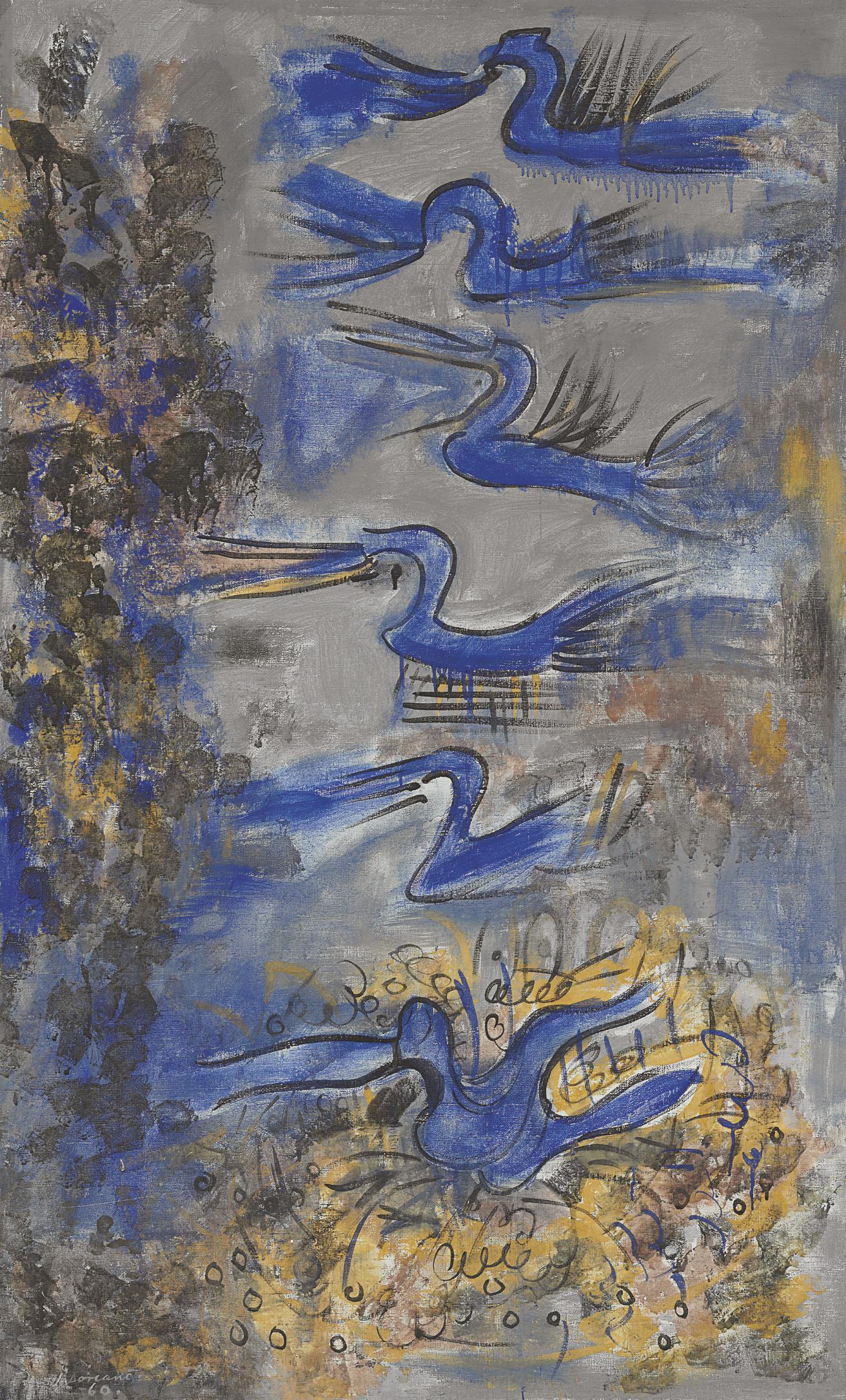 Juan Soriano - Pájaros azules